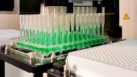 Robot microfluidics dispensation